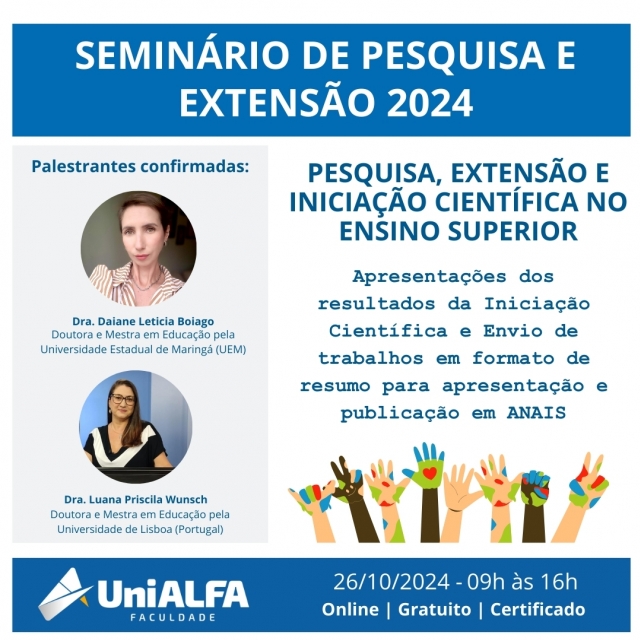 Seminário de Pesquisa e Extensão 2024