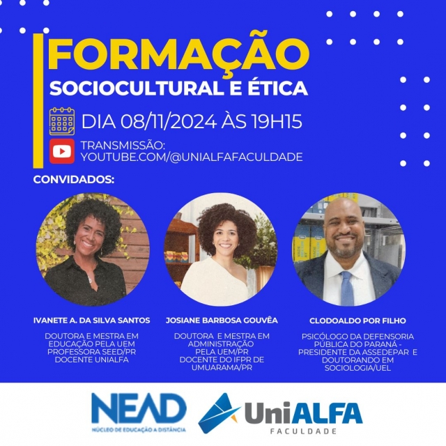 ENCONTRO DE FORMAÇÃO SOCIOCULTURAL E ÉTICA